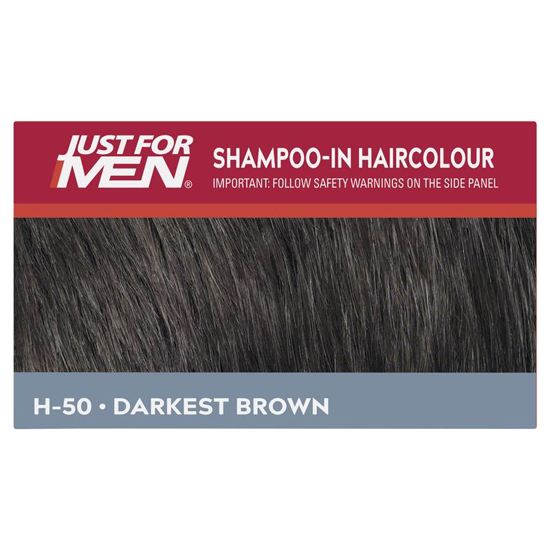 H-50 dark brown hair colour