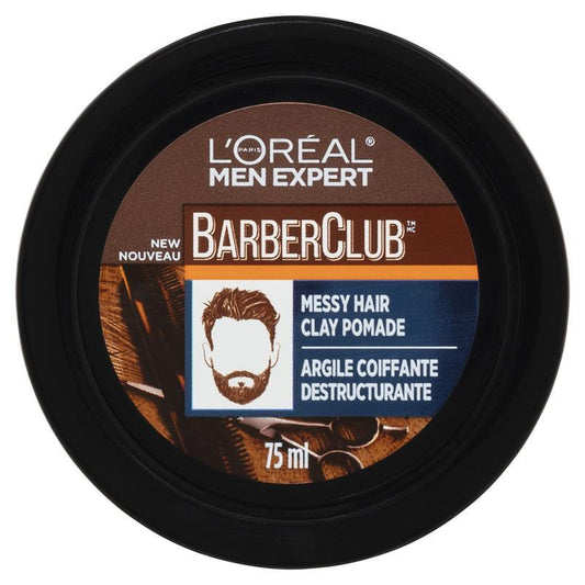 L'Oreal Men Expert Barber Club Messy Hair Clay Pomade 75ml